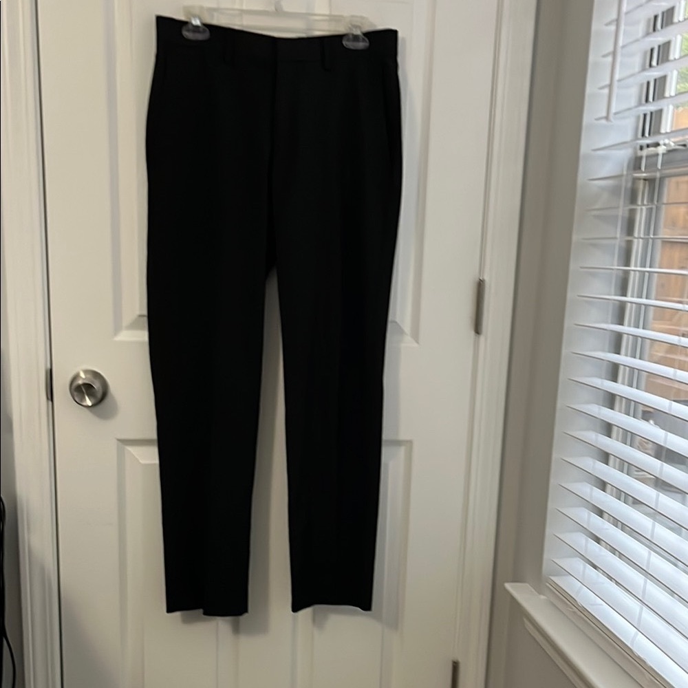 Haggar Men's Black Dress Pants Size 30x30 Slim Fit